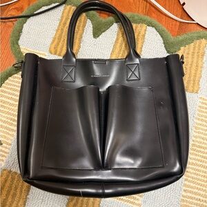 Claudia Canova Black Tote Bag